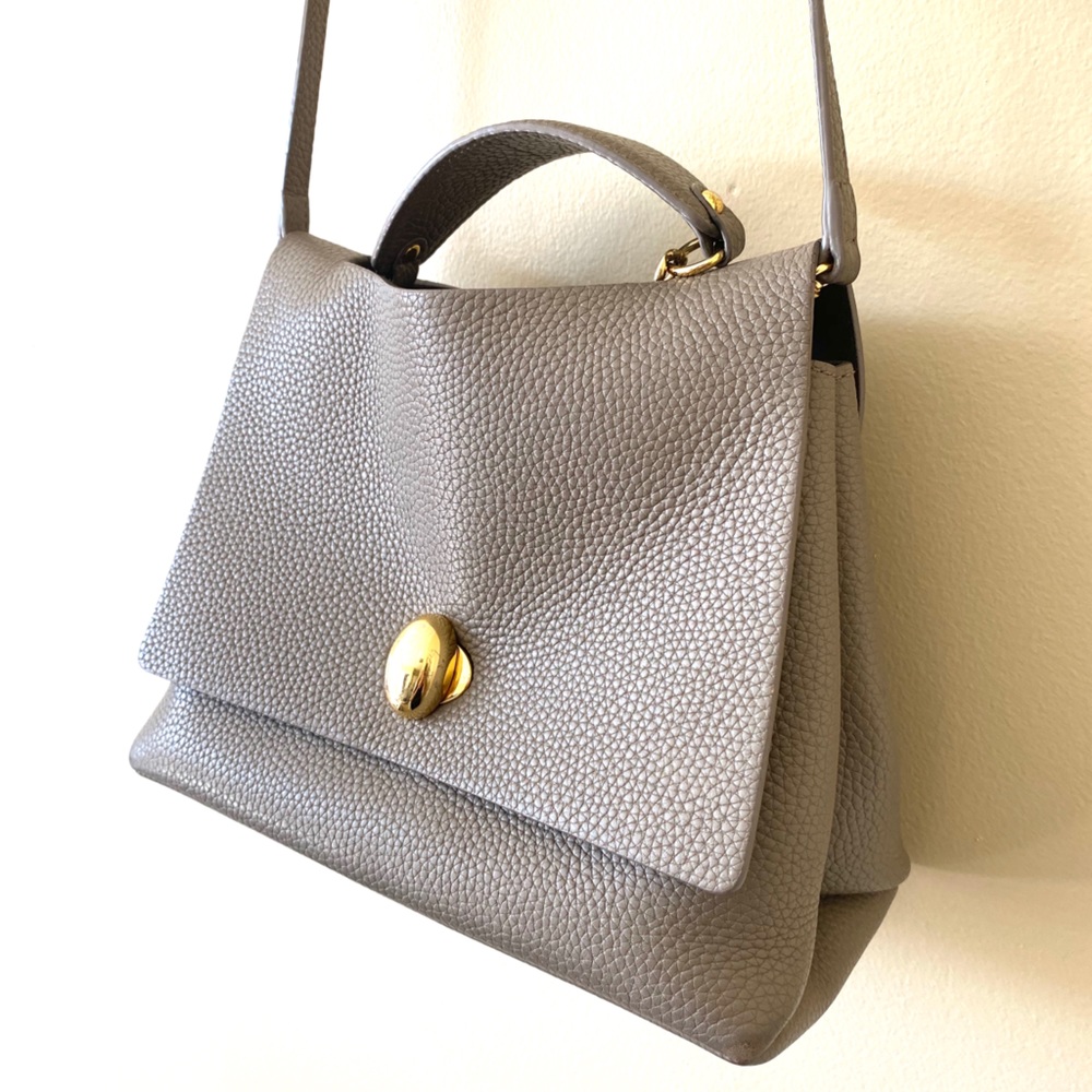 Joseph & Stacey taupe leather bag